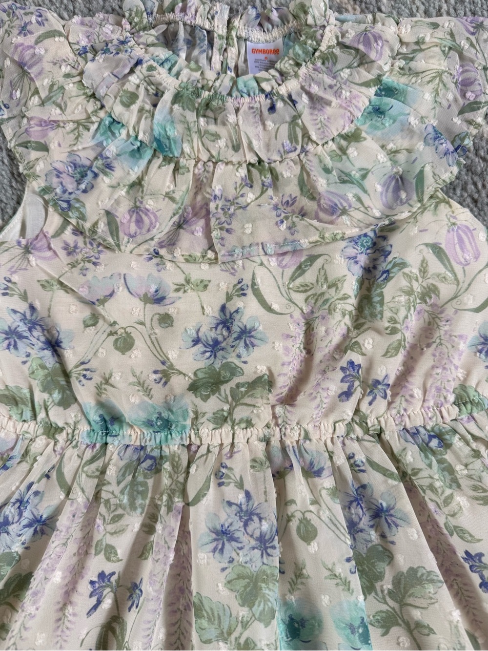 Gymboree Floral Ruffle Dress - Picture 2 of 6